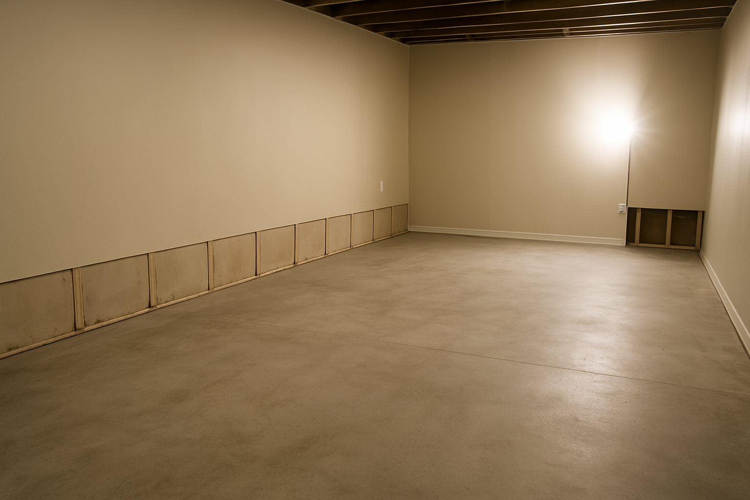 Austin home before and after water damage restoration